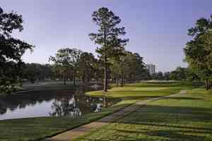 Golf Course with Resort Tower in Background