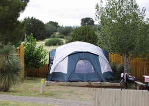 Tent in site 63