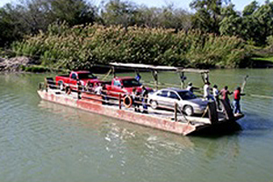 mission los ebanos ferry