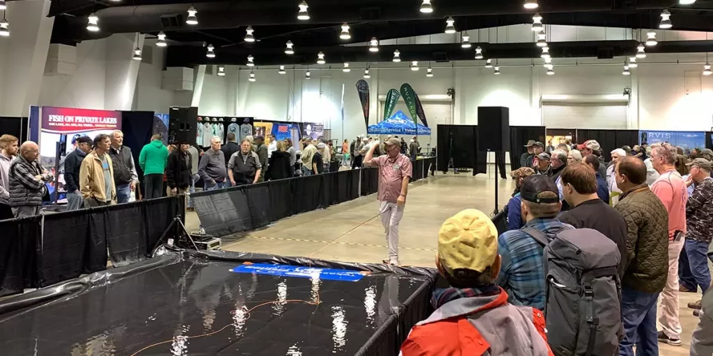 Fly fishing demonstrations