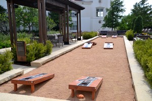 Cornhole at La Cantera Resort