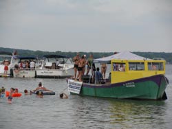 Boat with the DJ