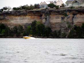 The bluffs of Possum Kingdom