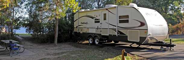 Camping at Purtis Creek State Park