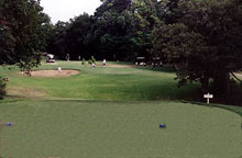 Golf hole at Lost Pines