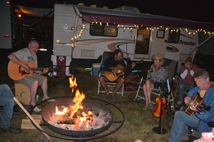 Pickin' in the campground