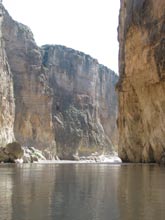 Rafting through Saint Elena Canyon