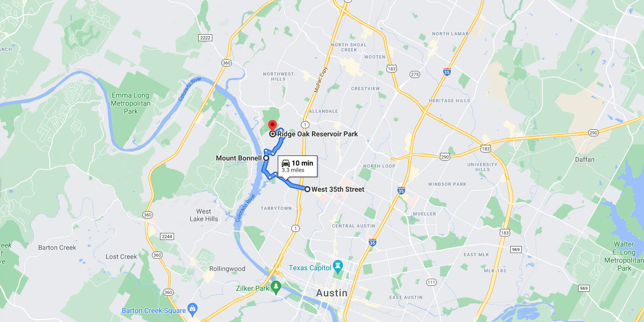 Scenic Drive To Mount Bonnell