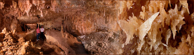 Caverns of Sonora & butterfly formation - notice the butterfly formation