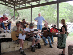 One of the classes at Kerrville Folk Festival