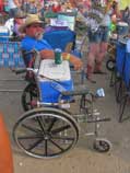 Wheelchair for beer