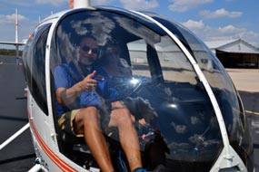 Our pilot from Alamo Helicopters