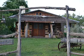 Swiss log cabin at Baron's Creekside