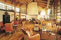 Lobby at Rough Creek Lodge