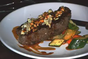 Steak at Lajitas Resort