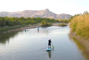 Paddleboarding the Rio Grande Rive
