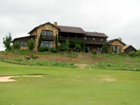 estate home at Boot Ranch overlooking the golf course