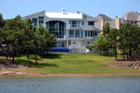A huge home on Lake Lewisville