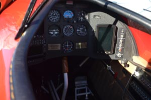 What a small cockpit for two people