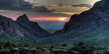 Chisos Mountains in Big Bend