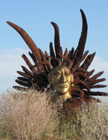 Sculpture in the desert