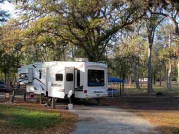 Stephen F Austin State Park pull through campsite