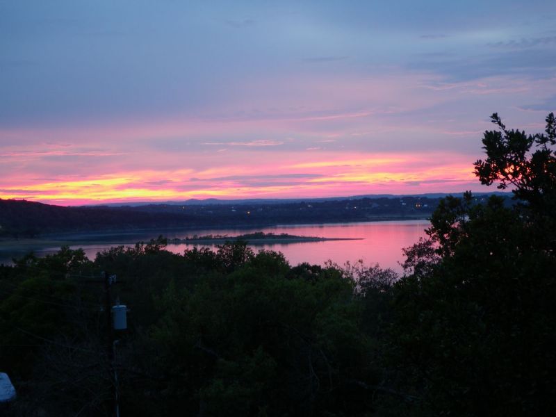 Canyon Lake evening picture