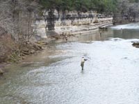 Fly fishing the Guadalupe