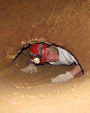 Caverns of Sonora Adventure Tour - cool crawl through a narrow cave