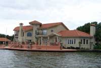 One of the multi million $ homes on Lake LBJ