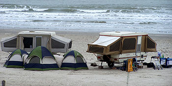 Beach Camping in Port Aransas