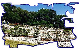 A greek - like landscape in Austin, Texas USA