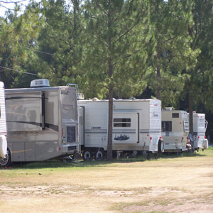 Some of over 250 RV sites