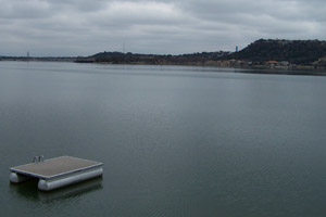 Lake LBJ calm water
