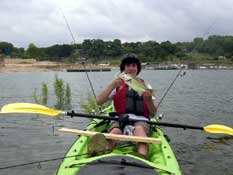 Catch a big one kayak fishing in Texas