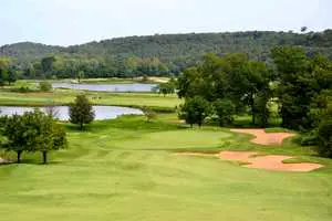 Golf hole at Osage National Golf Course