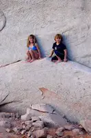 Kids enjoying Lake Powell
