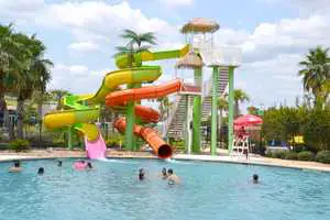 Jolly Mon water slides and pool