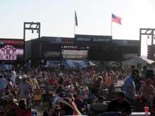 The crowd at Larry Joe Taylor's main stage