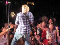 Pat Green Playing to his fans