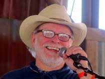 Tommy Alverson our MC on the Allsups Stage