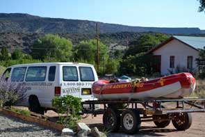 Our shuttle to rafting