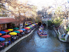 River Walk boat ride and restaurants