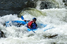 Kayaking down the Roaring Fork River in Colorado