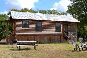 Son's Blue River Camp cabin
