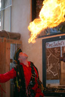 Fire breathing pirate