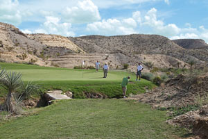 One of the holes at Black Jack's Crossing Golf Course