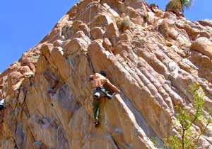 Rock climbing in Texas