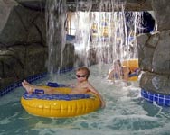 Tubing the lazy river at Flying L