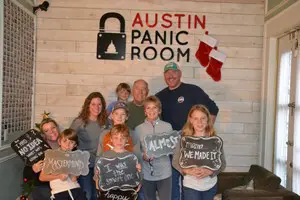 our fearless team at Austin Panic Room